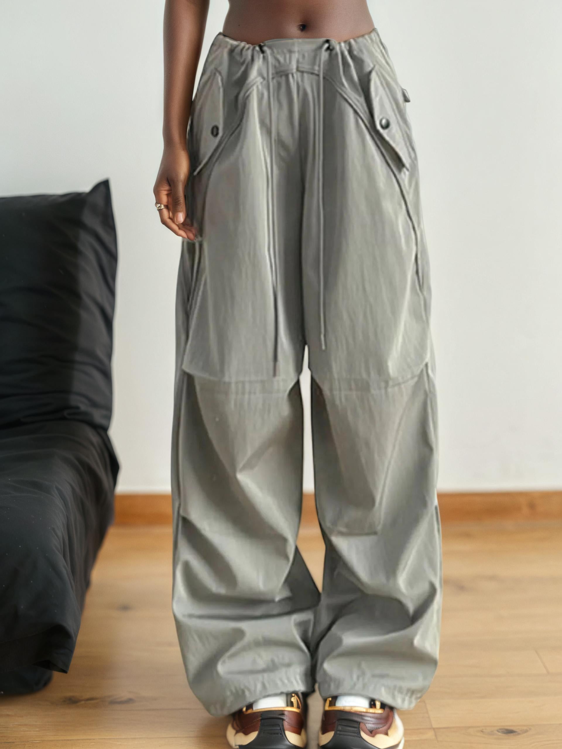 Oversized Wide Leg Casual Pants
