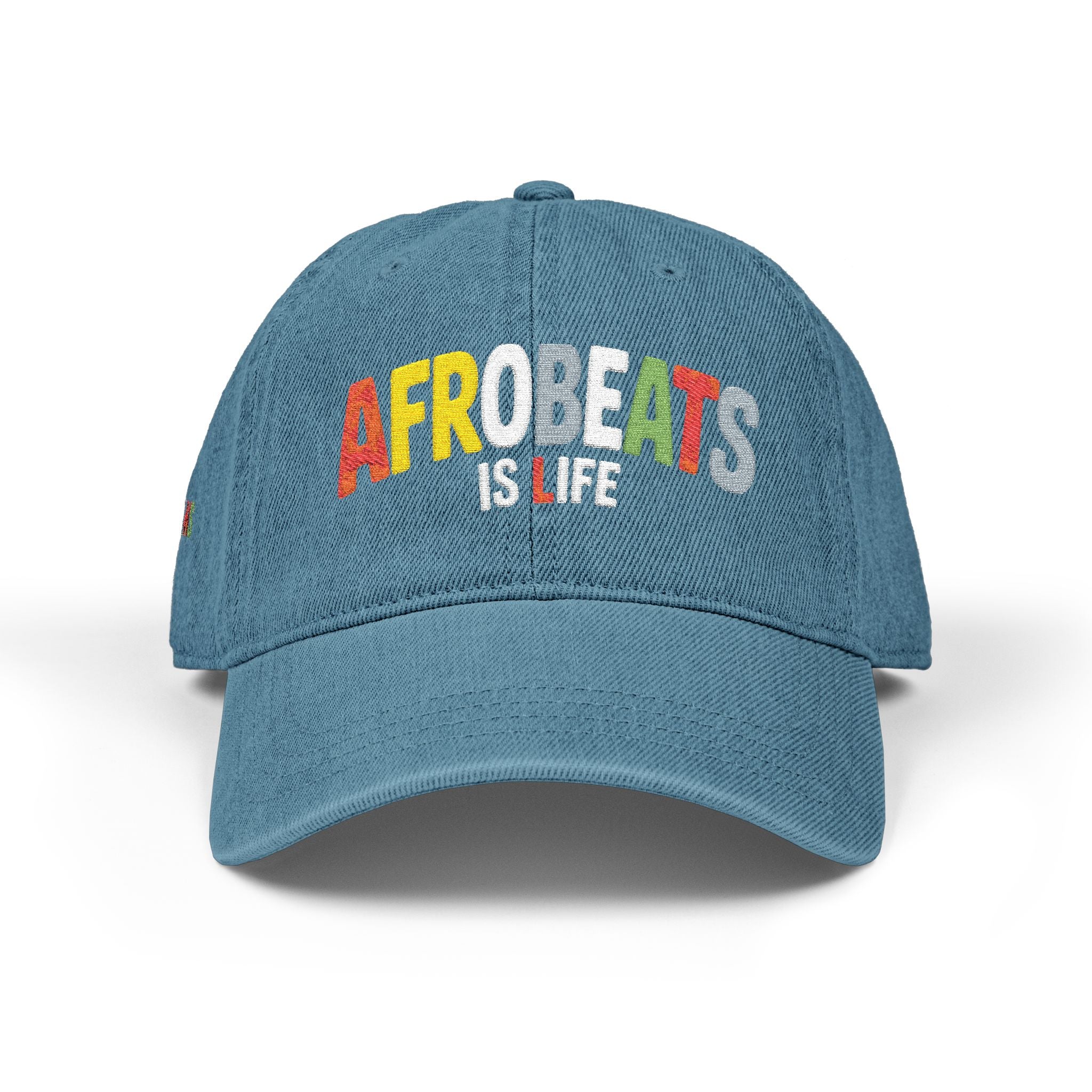 'Afrobeats is Life' Denim Hat (Embroidery)