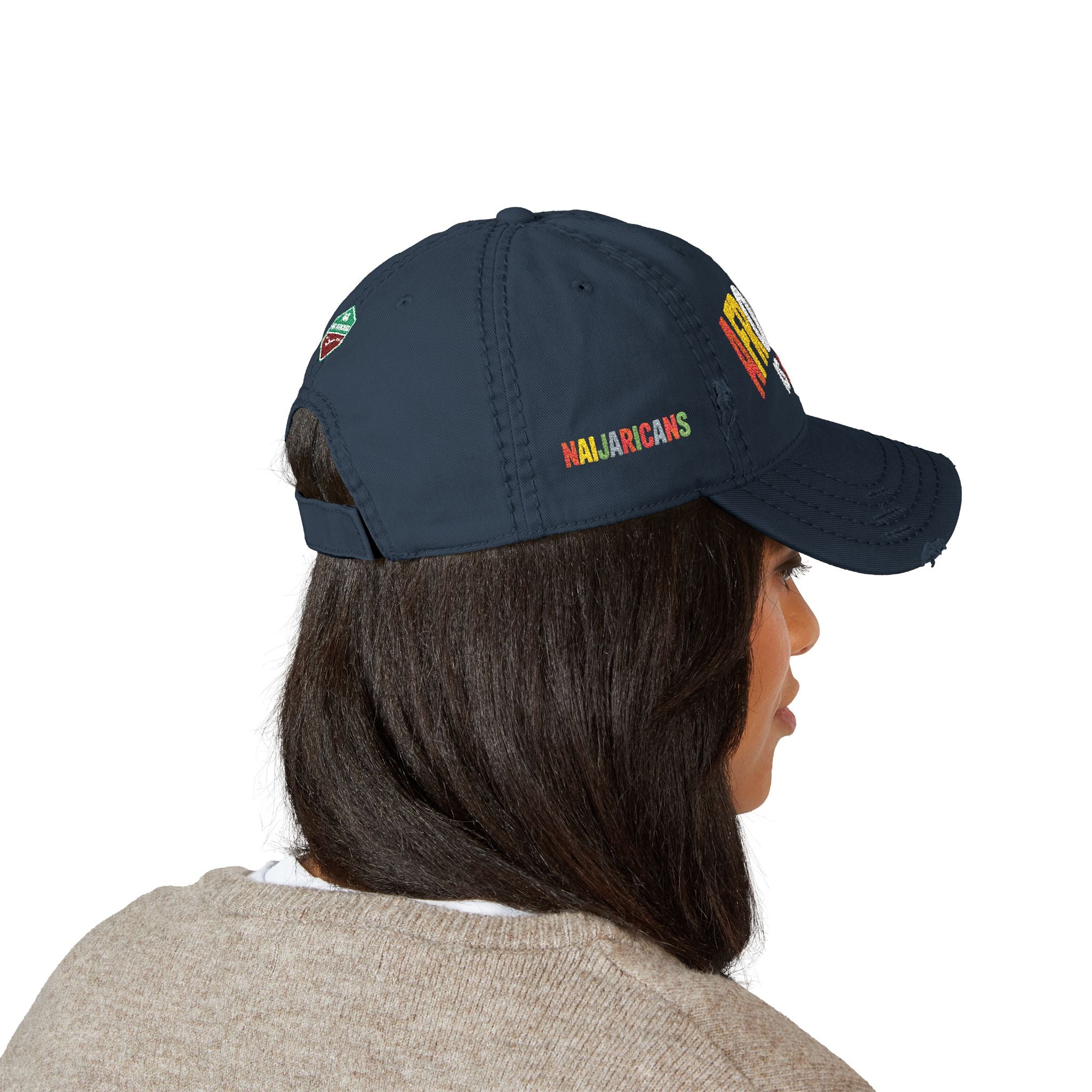 'Afrobeats is Life' Distressed Dad Hat (Embroidery)