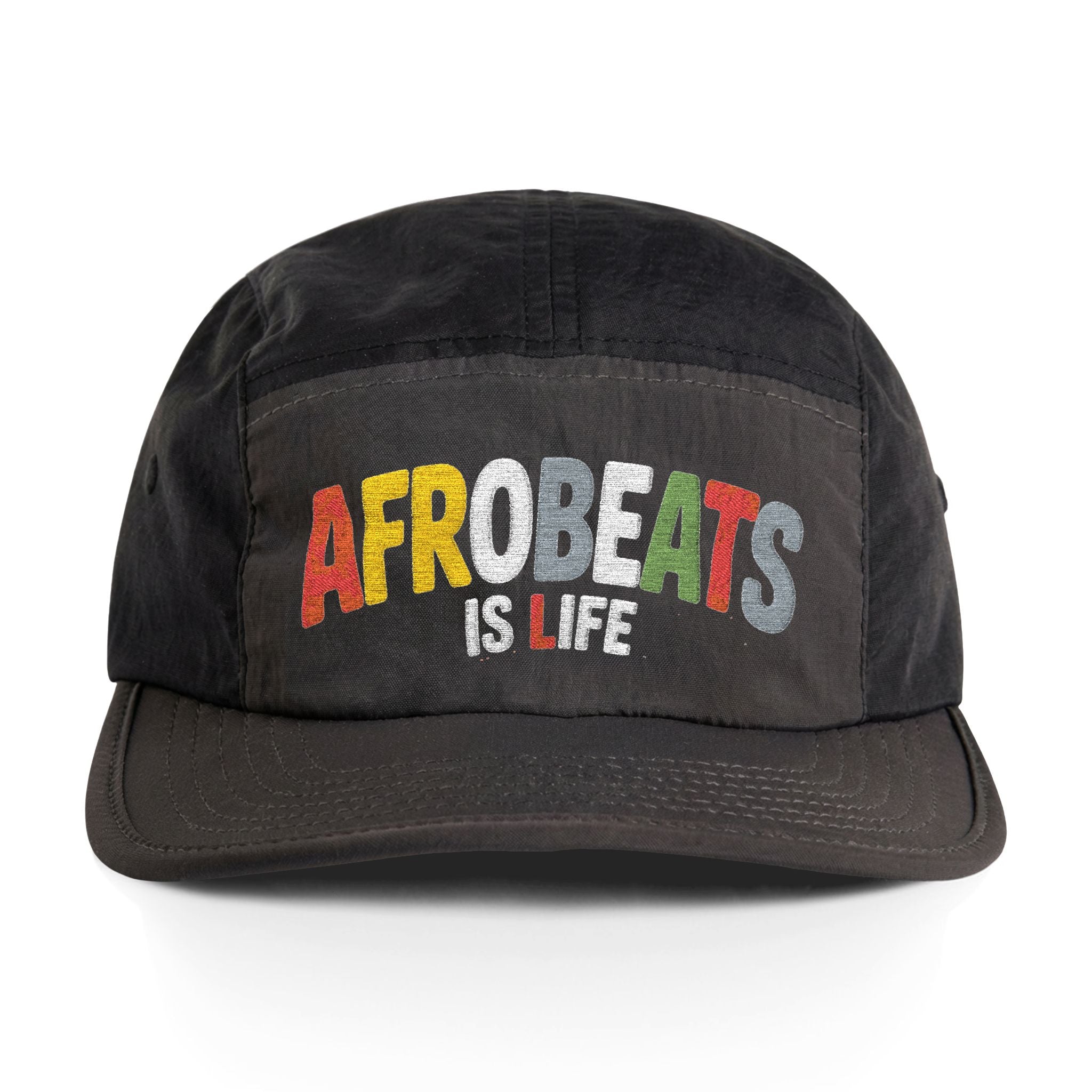 'Afrobeats is Life' Finn Two-Tone Nylon Cap