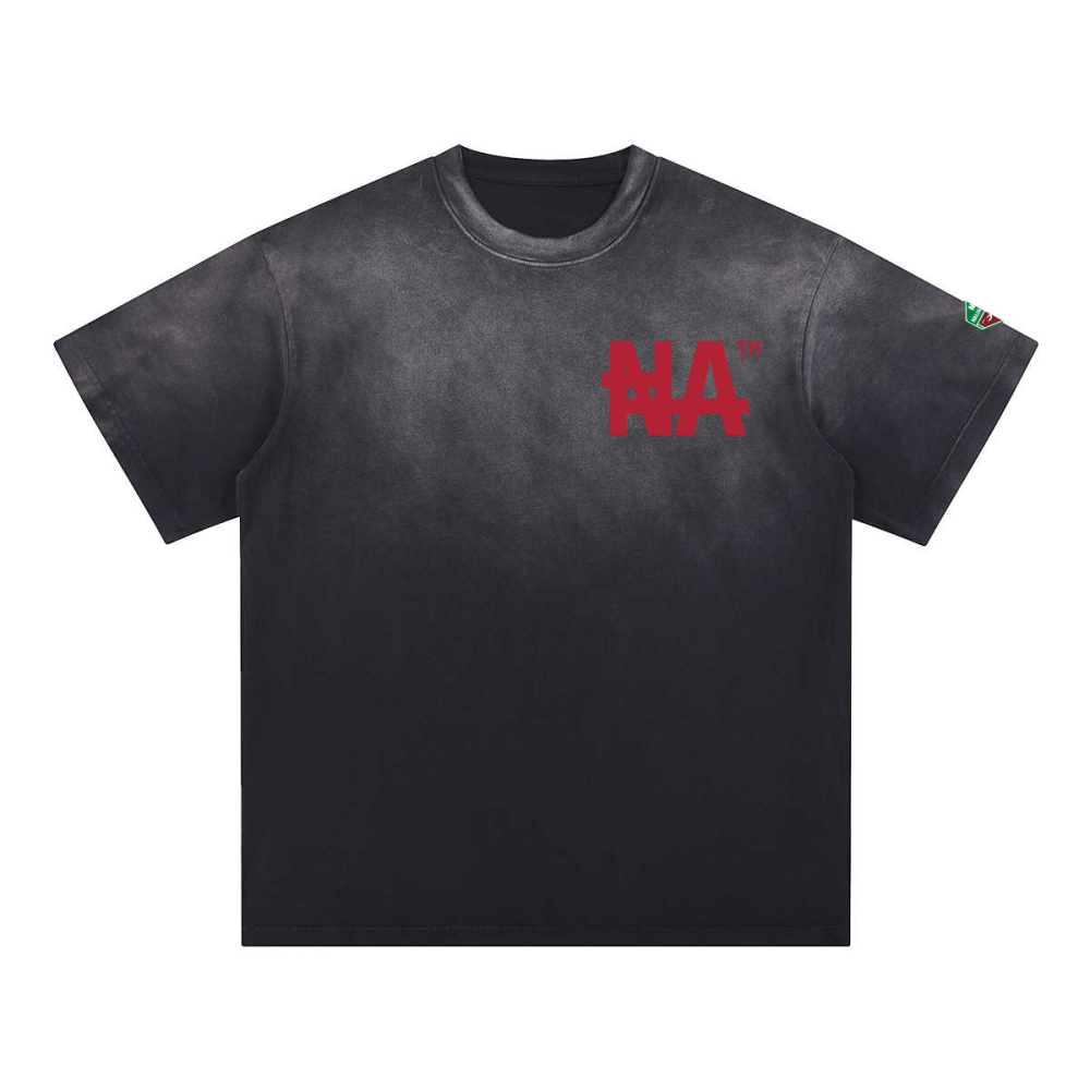 Unisex Washed Gradient "NA" T-Shirt