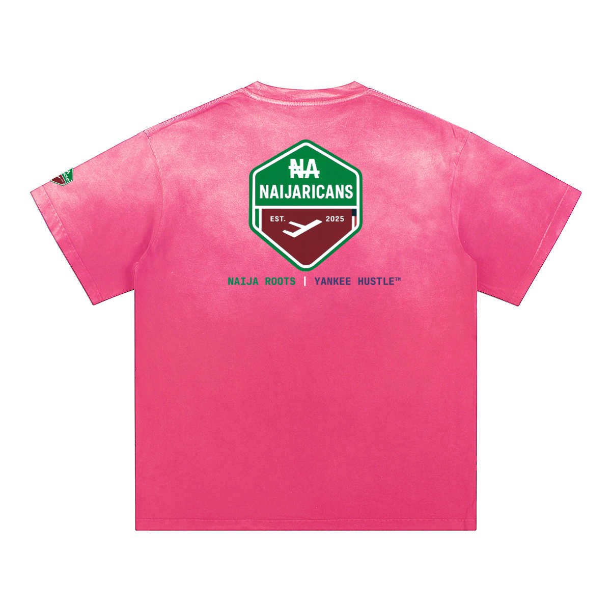 Unisex Washed Gradient "NA" T-Shirt