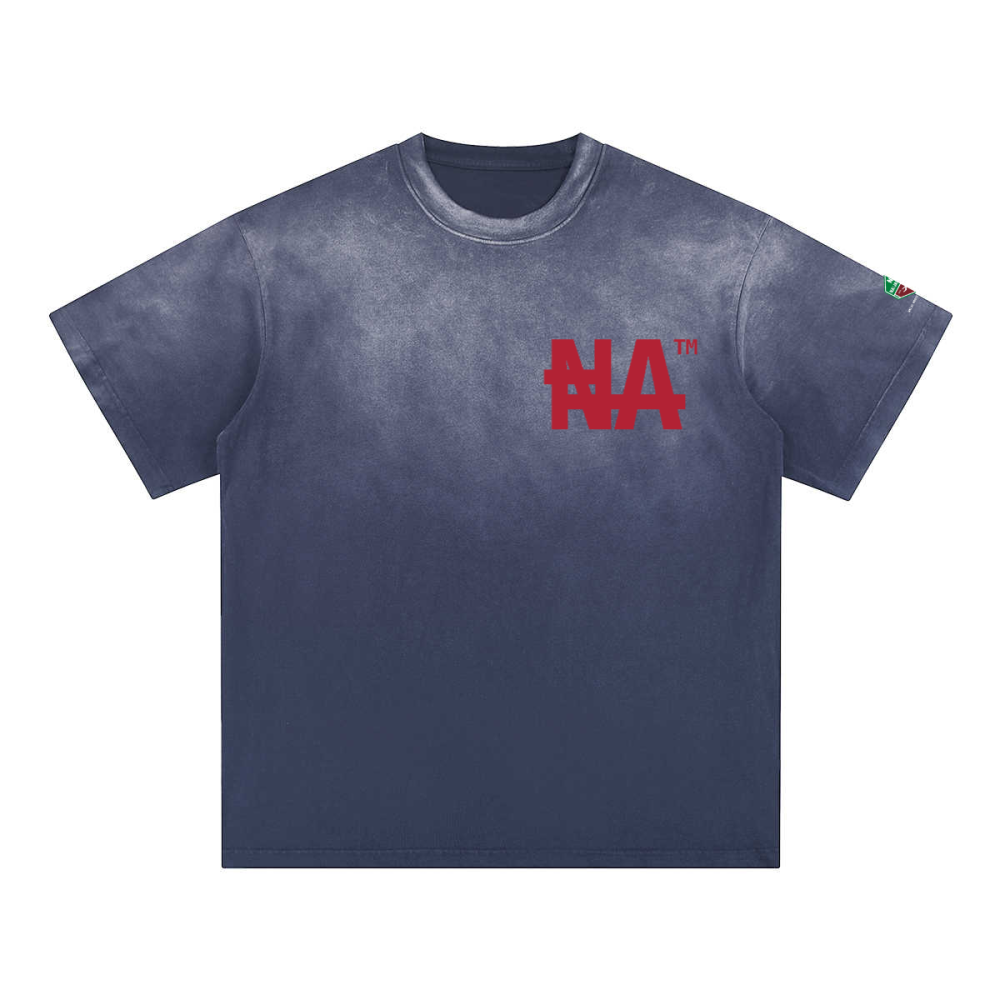 Unisex Washed Gradient "NA" T-Shirt