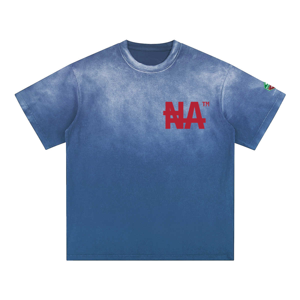 Unisex Washed Gradient "NA" T-Shirt