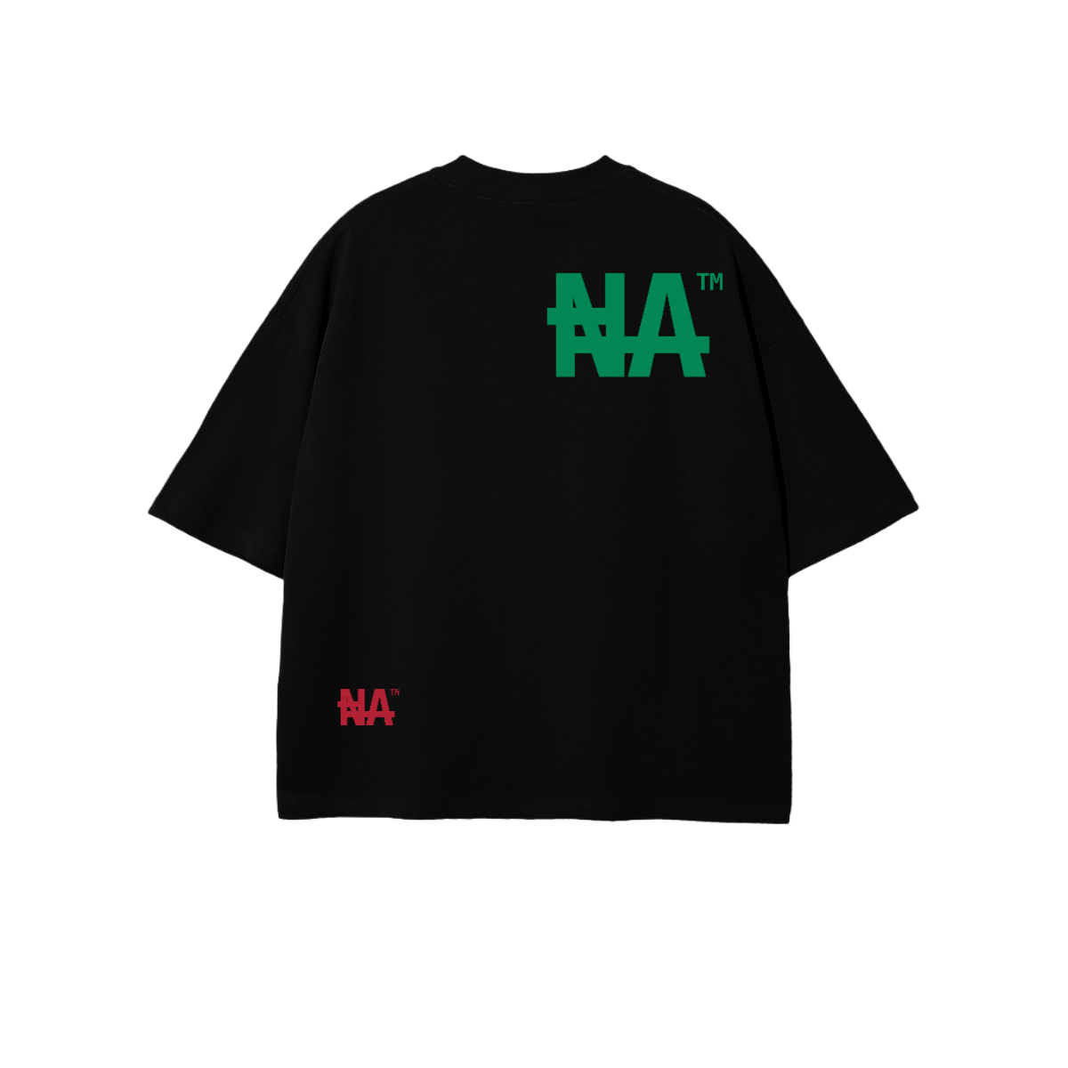 Unisex 100% Combed Cotton Cropped Oversized "Naijaricans" T-shirt