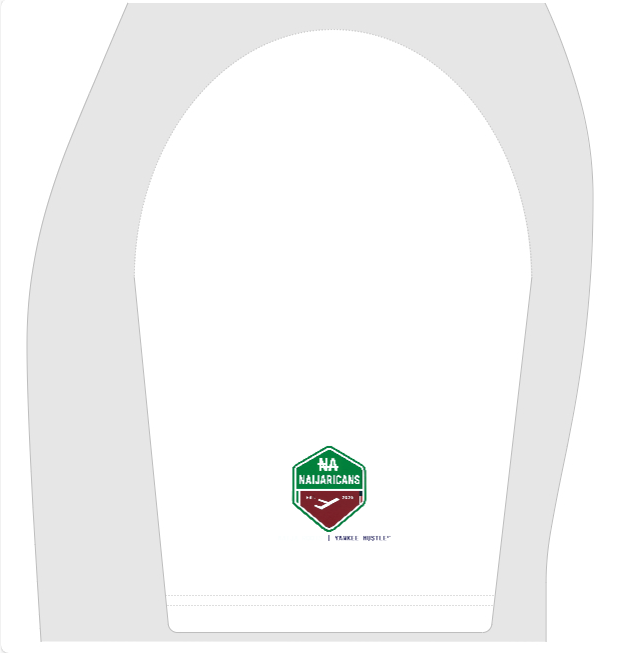 Unisex 100% Combed Cotton Cropped Oversized "Naijaricans" T-shirt