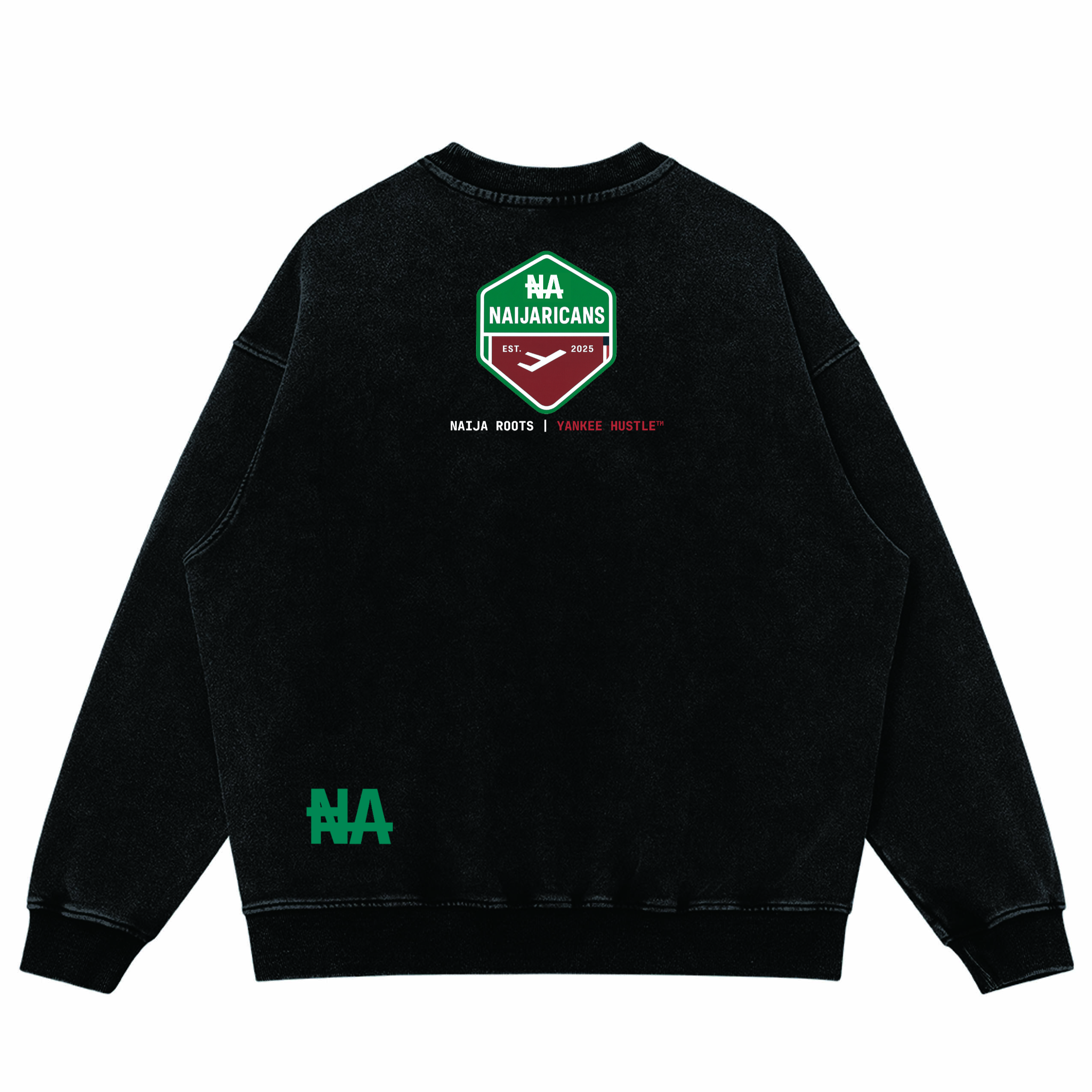 Unisex Super Heavyweight Oversized Faded "With Strength, Love & Faith" Sweatshirt