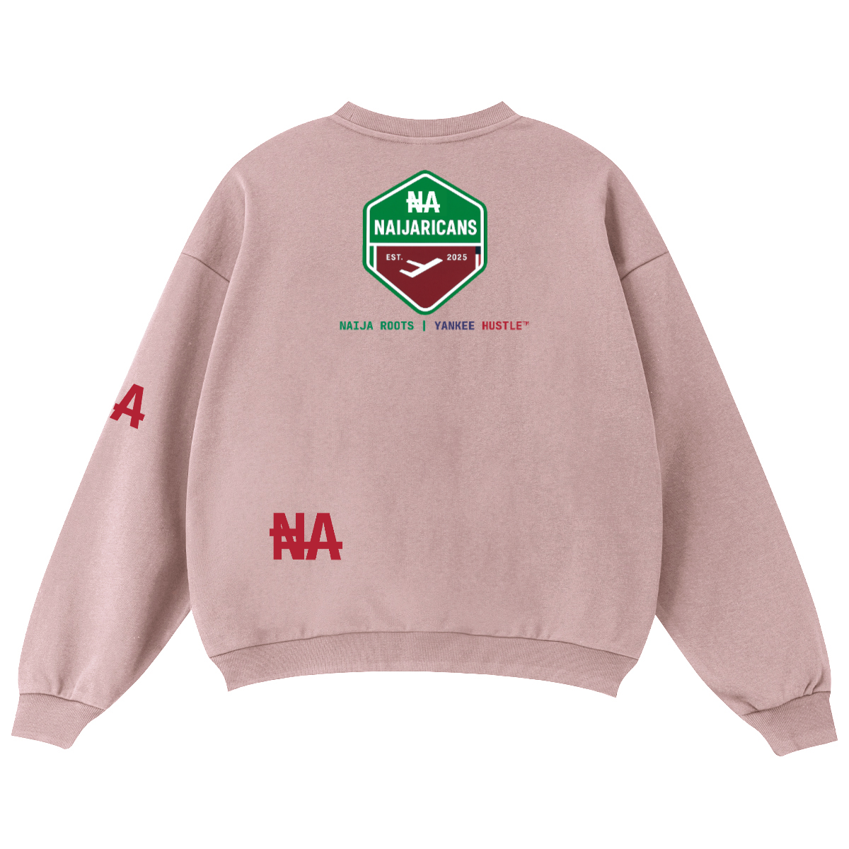 Unisex Oversized Crewneck "Afrobeats is Life" Sweater