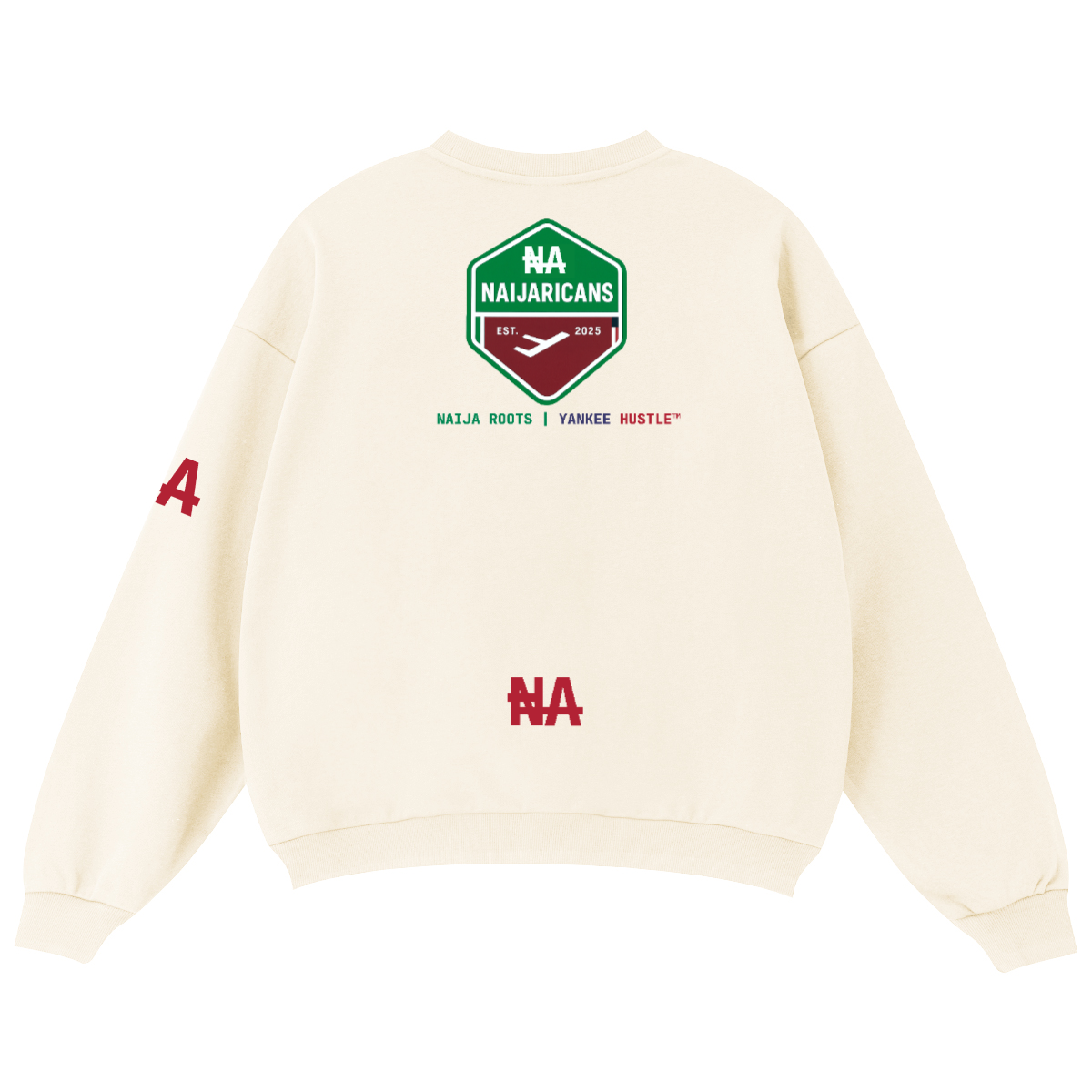 Unisex Oversized Crewneck "Afrobeats is Life" Sweater