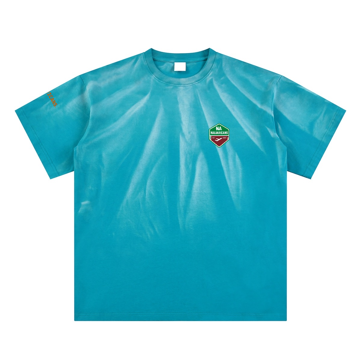 Hand-Scrunched Sunfade "Concert Ticket" Tee