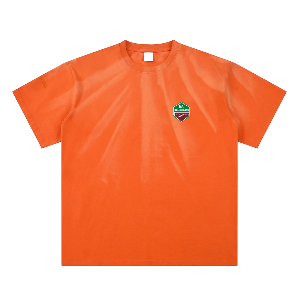 Hand-Scrunched Sunfade "Concert Ticket" Tee