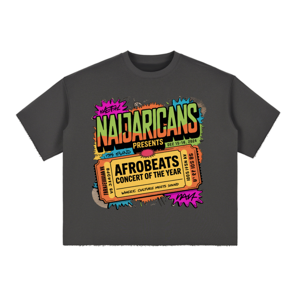 Men’s Cropped Terry "Naijaricans" T-shirt
