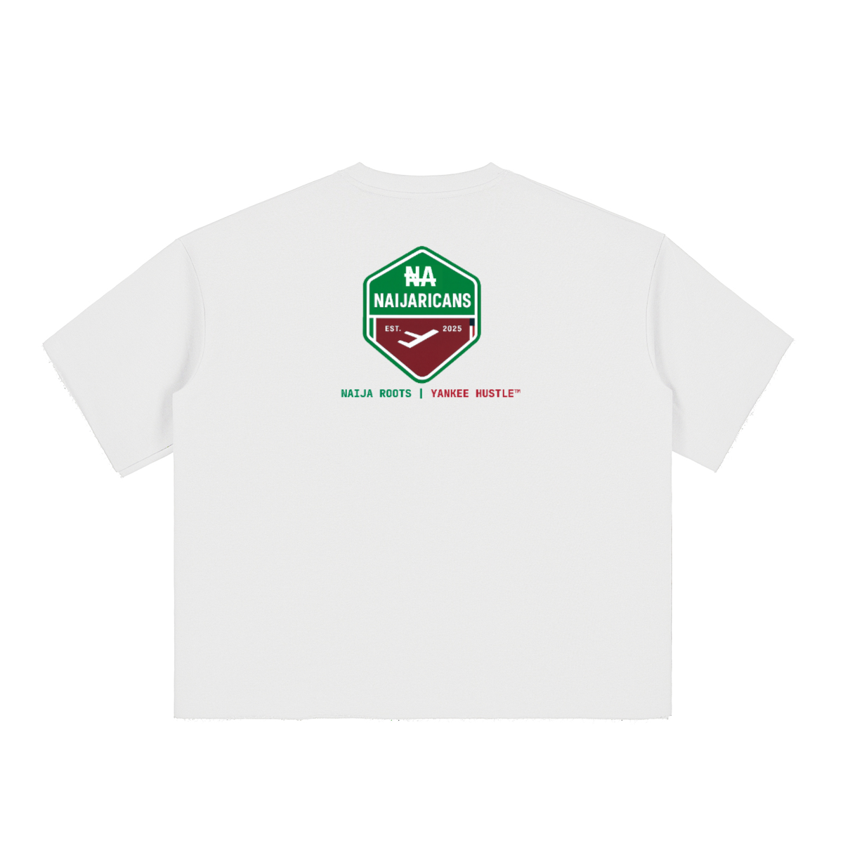 Men’s Cropped Terry "Naijaricans" T-shirt