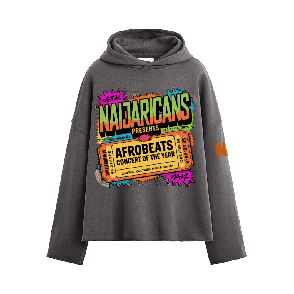 Unisex Boxy "Afrobeats Concert" Hoodie