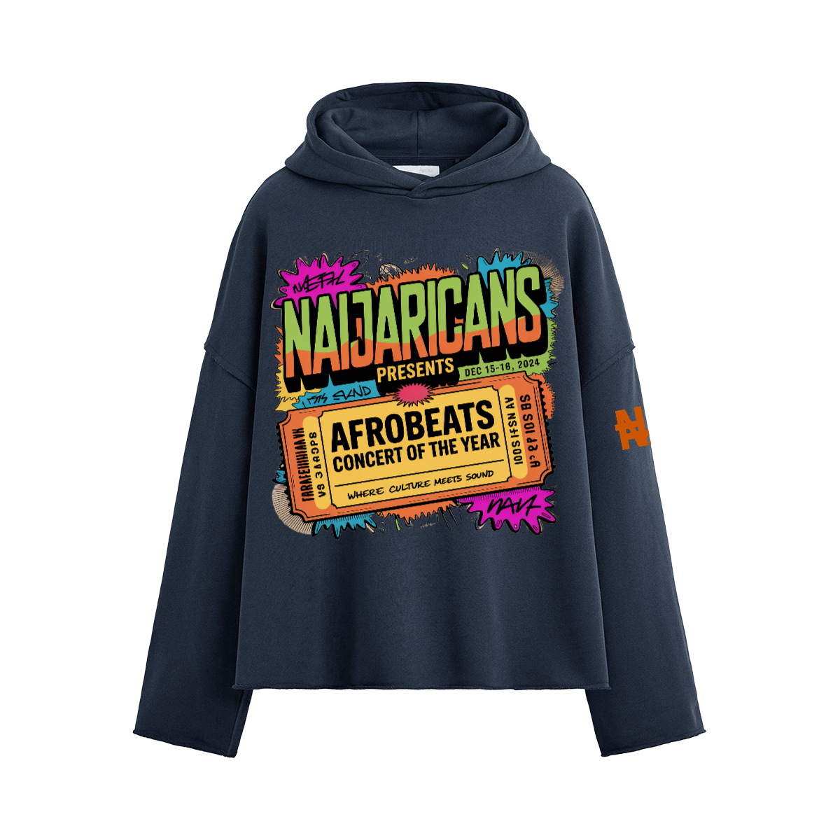 Unisex Boxy "Afrobeats Concert" Hoodie