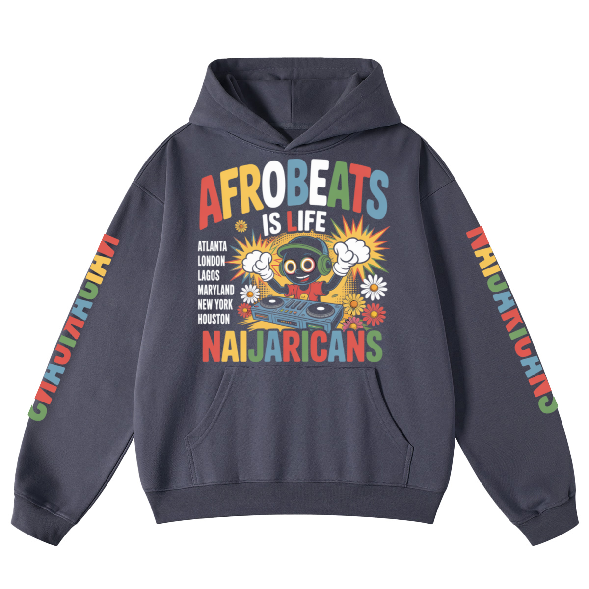 Unisex Looped 'Afrobeats is Life' Hoodie
