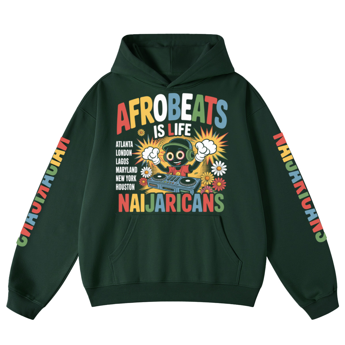Unisex Looped 'Afrobeats is Life' Hoodie