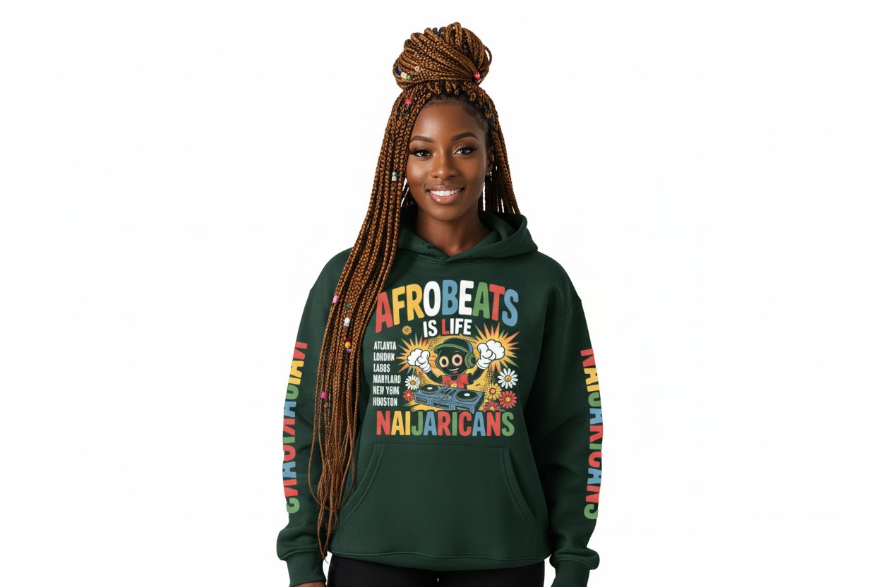 Unisex Looped 'Afrobeats is Life' Hoodie