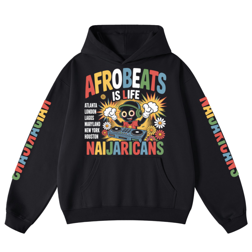 Unisex Looped 'Afrobeats is Life' Hoodie
