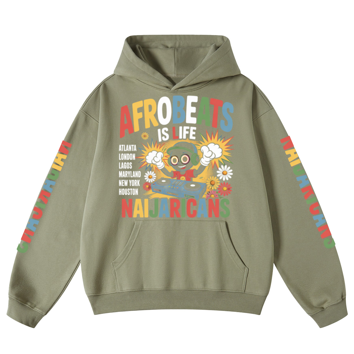 Unisex Looped 'Afrobeats is Life' Hoodie