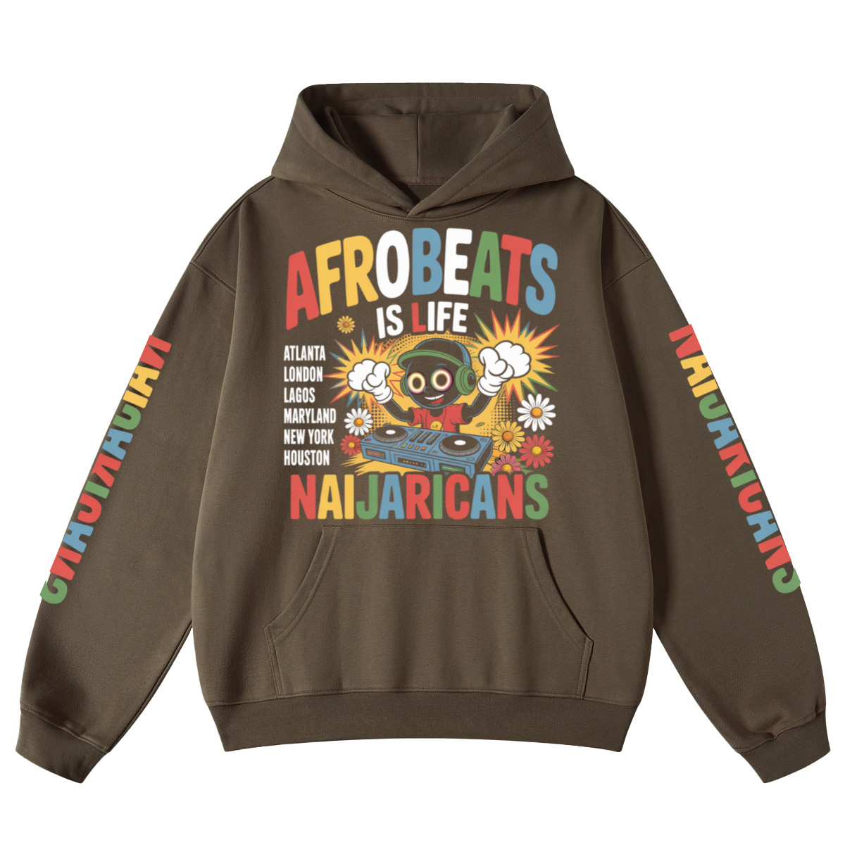 Unisex Looped 'Afrobeats is Life' Hoodie