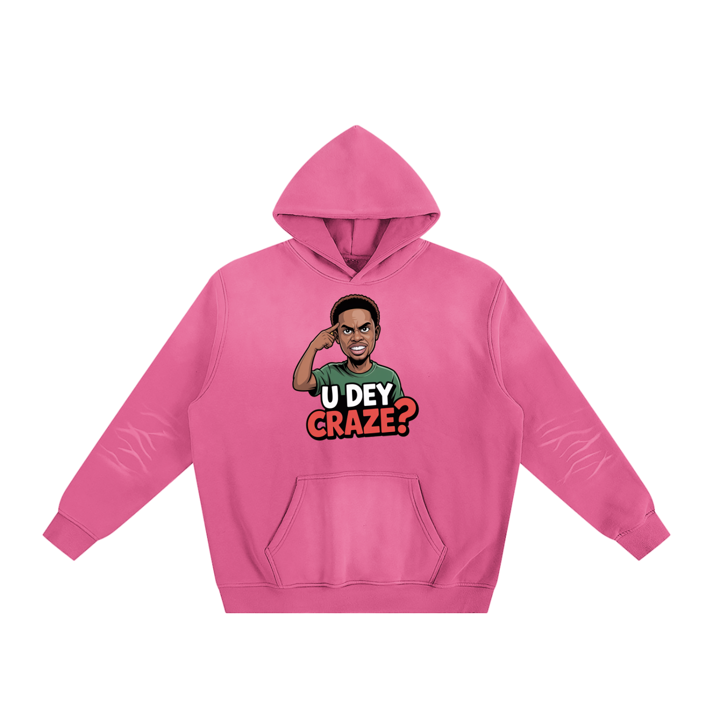 Sunfade Fleeced "U Dey Craze" Hoodie