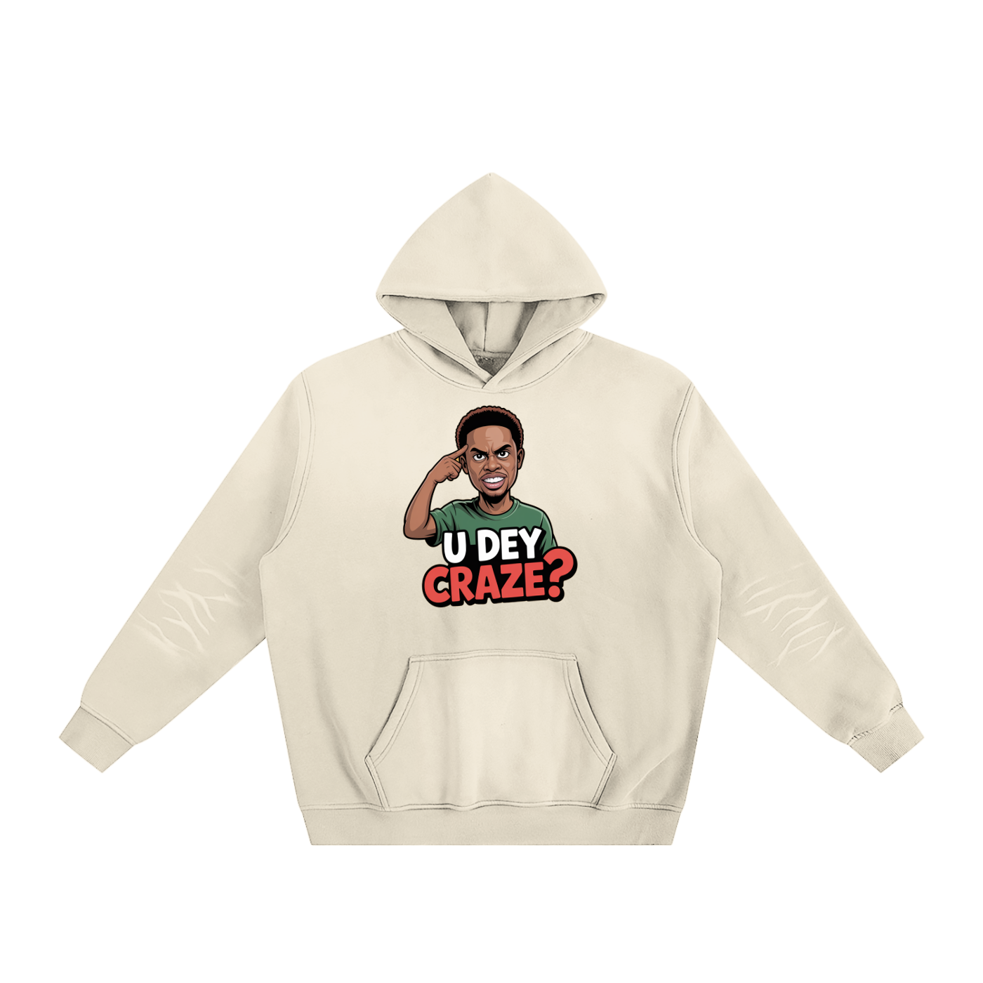 Sunfade Fleeced "U Dey Craze" Hoodie