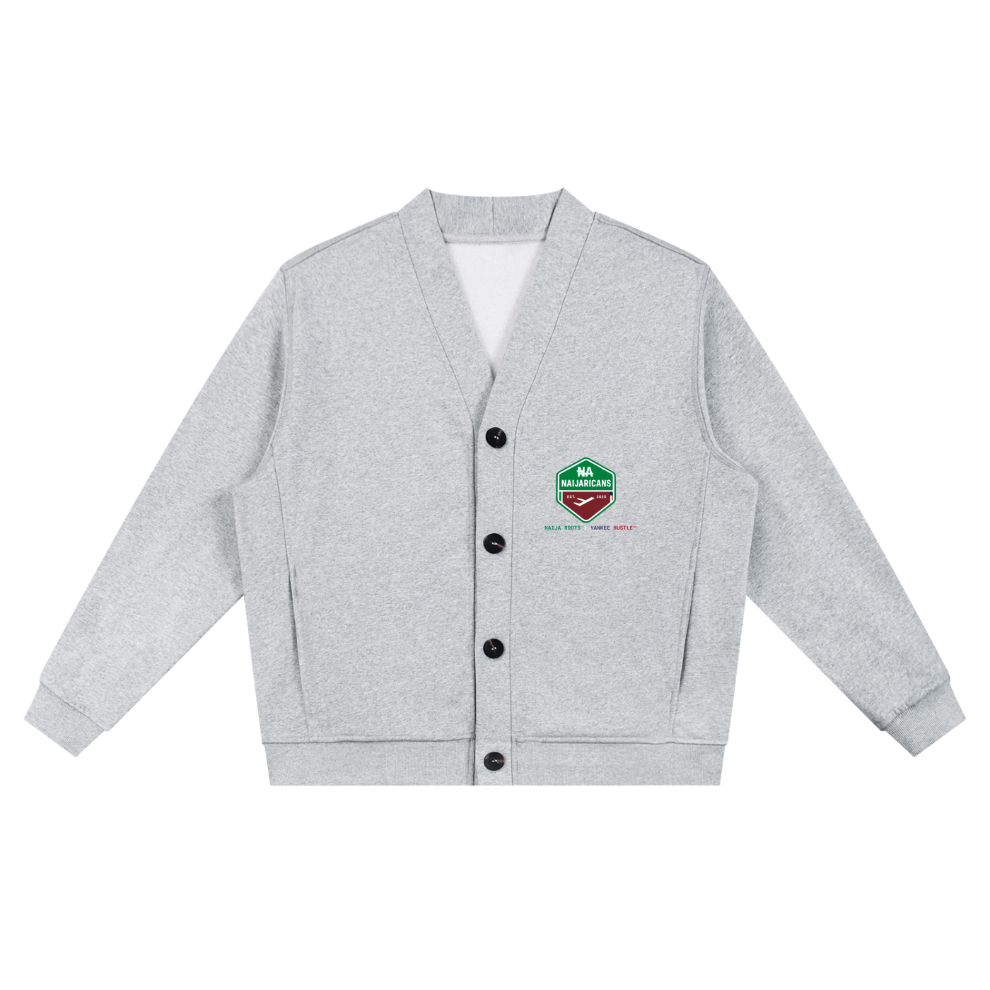 Essential Heavyweight Sweat "NA" Cardigan