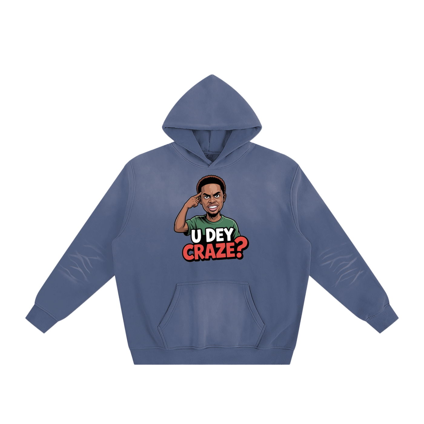 Sunfade Fleeced "U Dey Craze" Hoodie