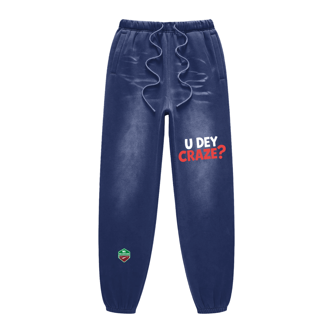 Sunfade Fleeced "U Dey Craze" Sweatpants