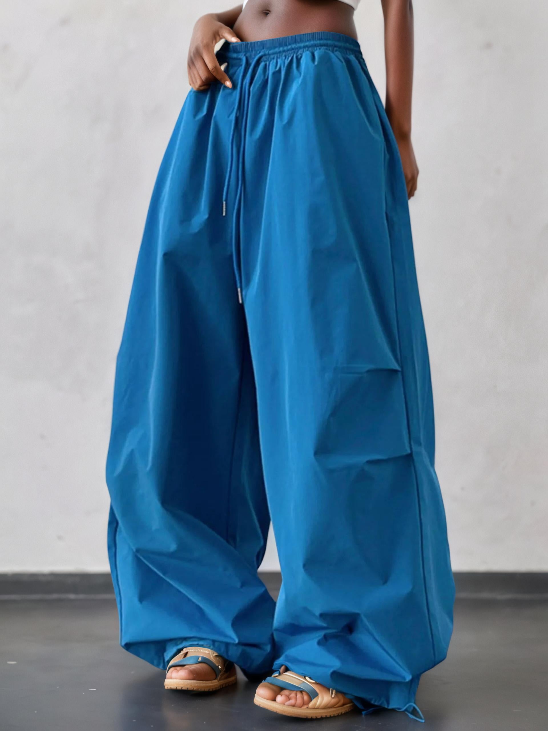 Oversized Wide Leg Casual Pants