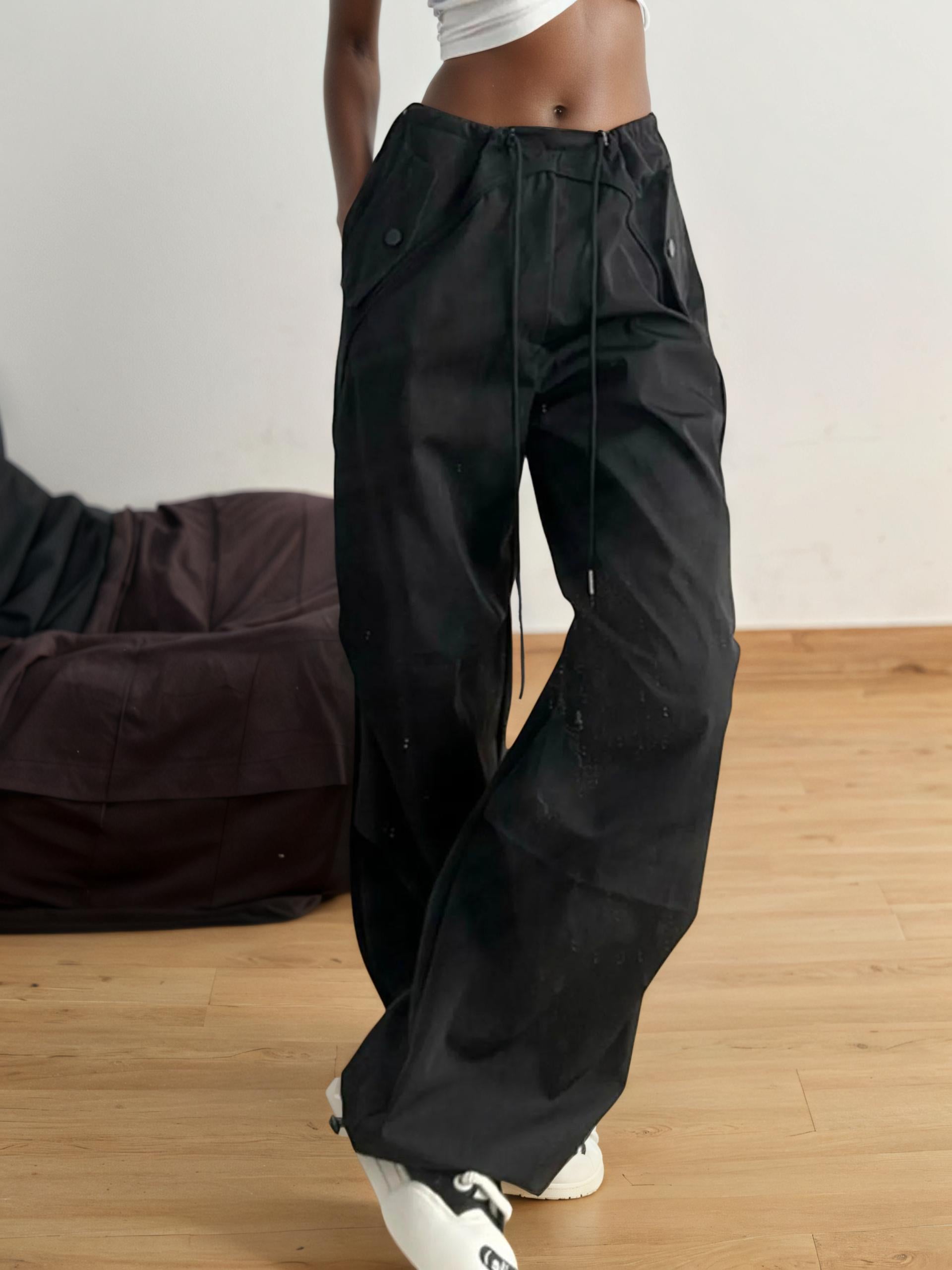 Oversized Wide Leg Casual Pants