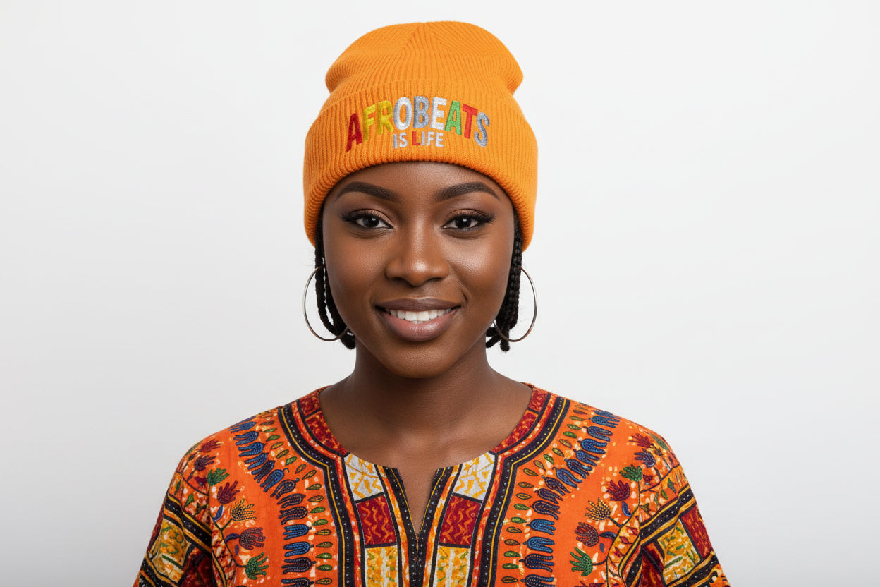 'Afrobeats is Life' Cuff Beanie