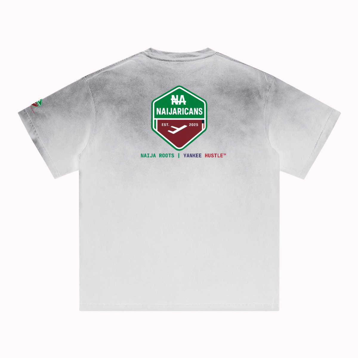 Unisex Washed Gradient "NA" T-Shirt