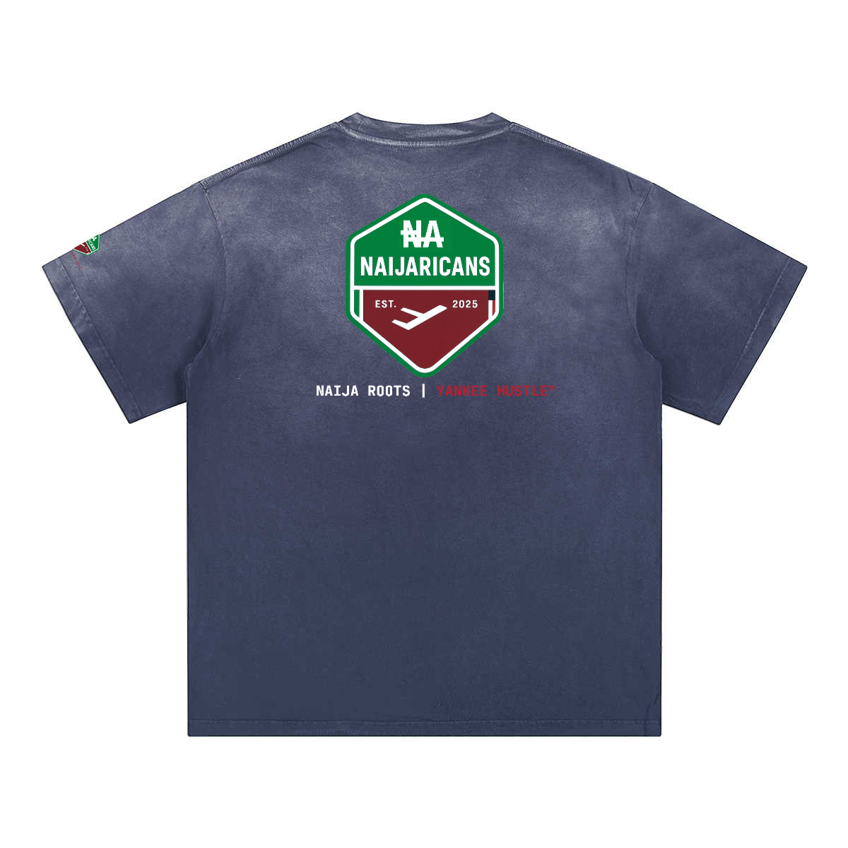 Unisex Washed Gradient "NA" T-Shirt