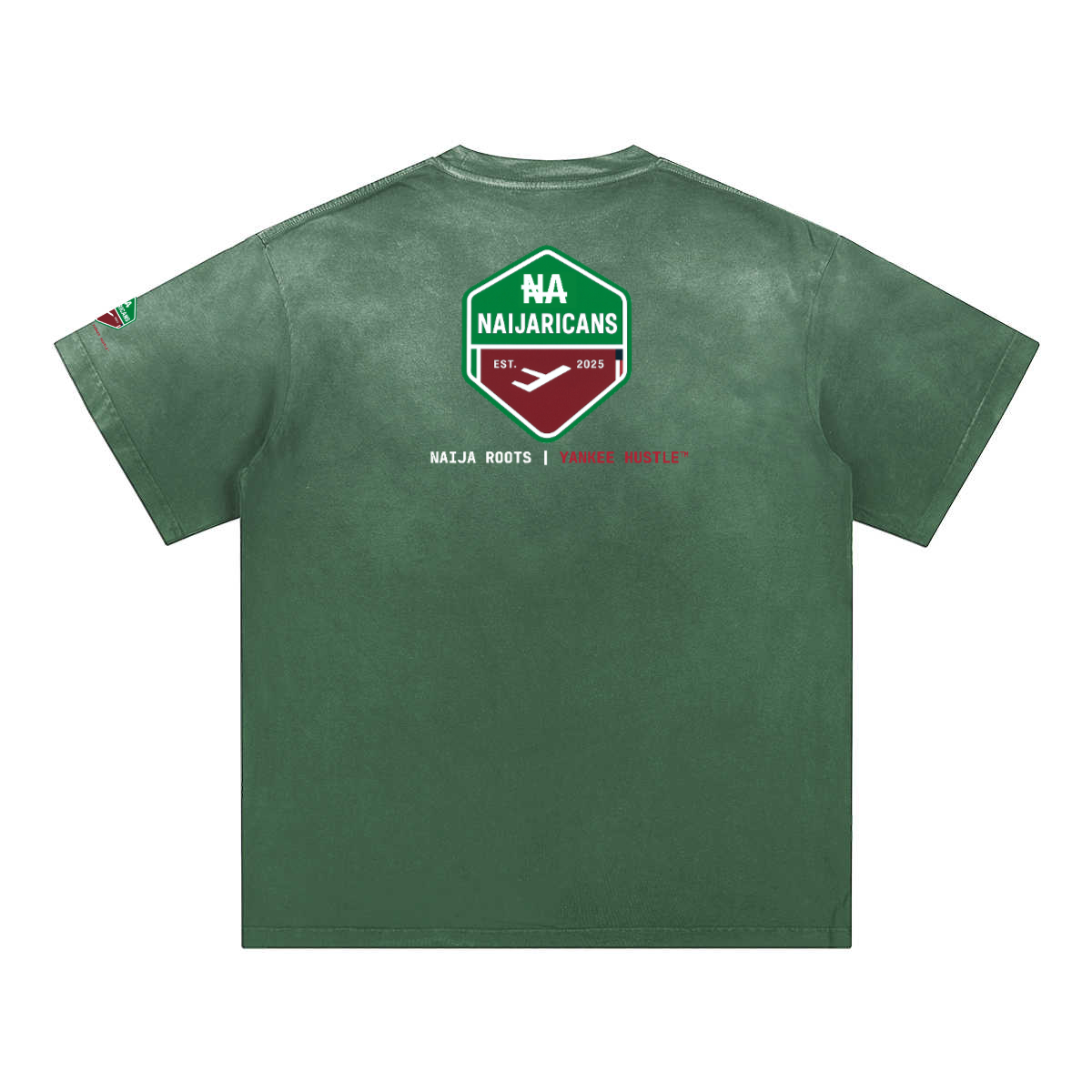 Unisex Washed Gradient "NA" T-Shirt