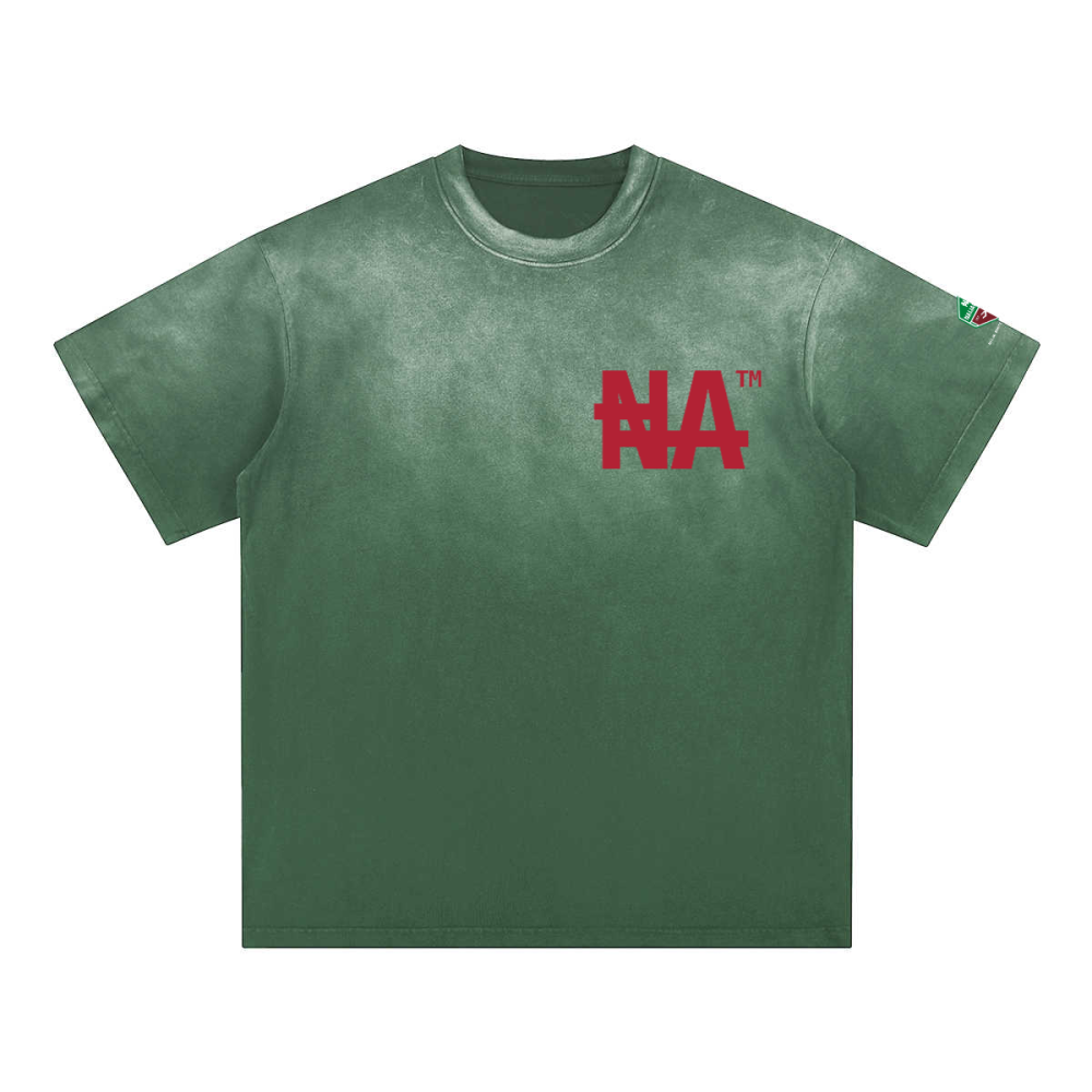 Unisex Washed Gradient "NA" T-Shirt