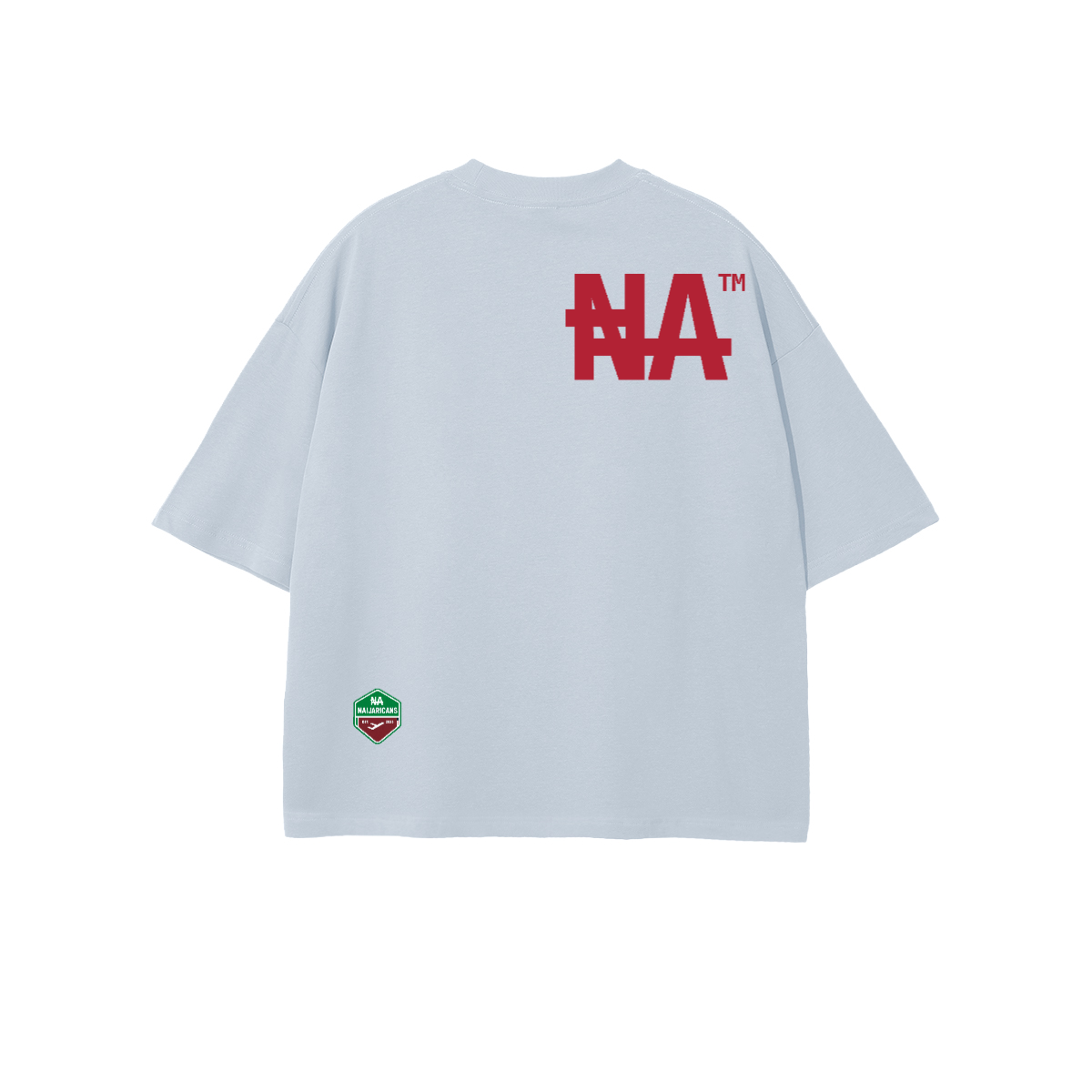 Unisex 100% Combed Cotton Cropped Oversized "Naijaricans" T-shirt