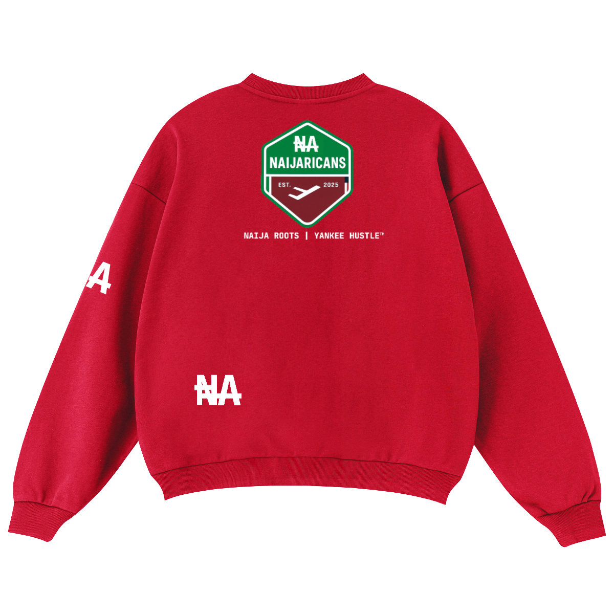 Unisex Oversized Crewneck "Afrobeats is Life" Sweater