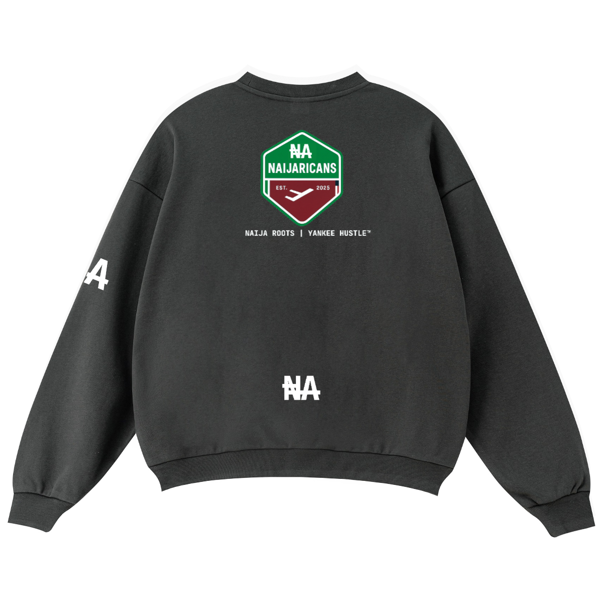 Unisex Oversized Crewneck "Afrobeats is Life" Sweater