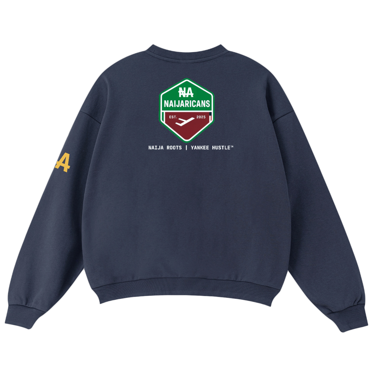 Unisex Oversized Crewneck "Afrobeats is Life" Sweater