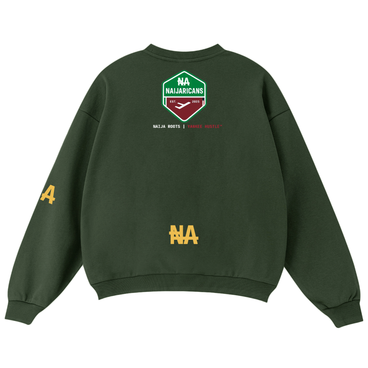 Unisex Oversized Crewneck "Afrobeats is Life" Sweater