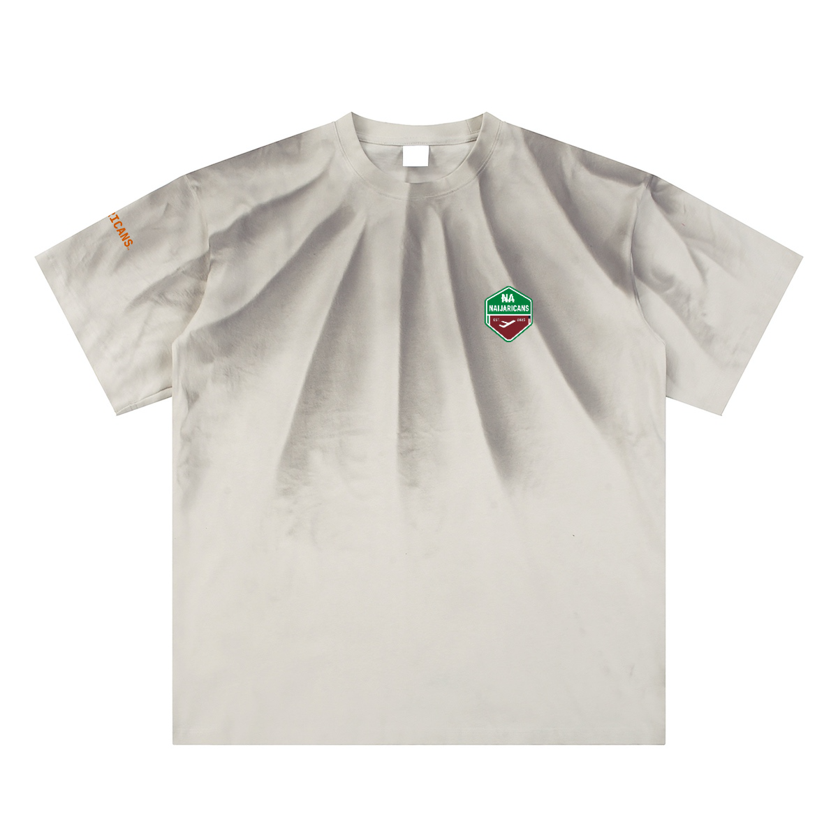 Hand-Scrunched Sunfade "Concert Ticket" Tee