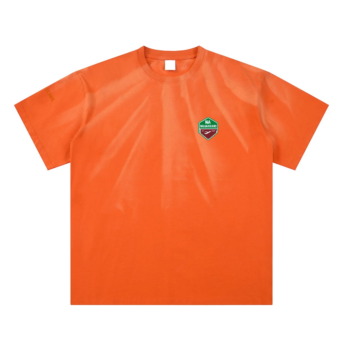 Hand-Scrunched Sunfade "Concert Ticket" Tee