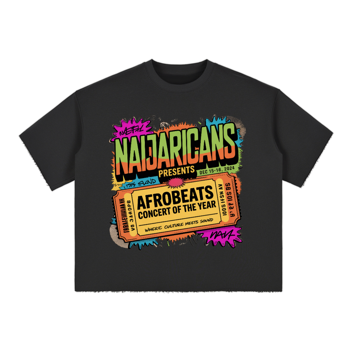 Men’s Cropped Terry "Naijaricans" T-shirt