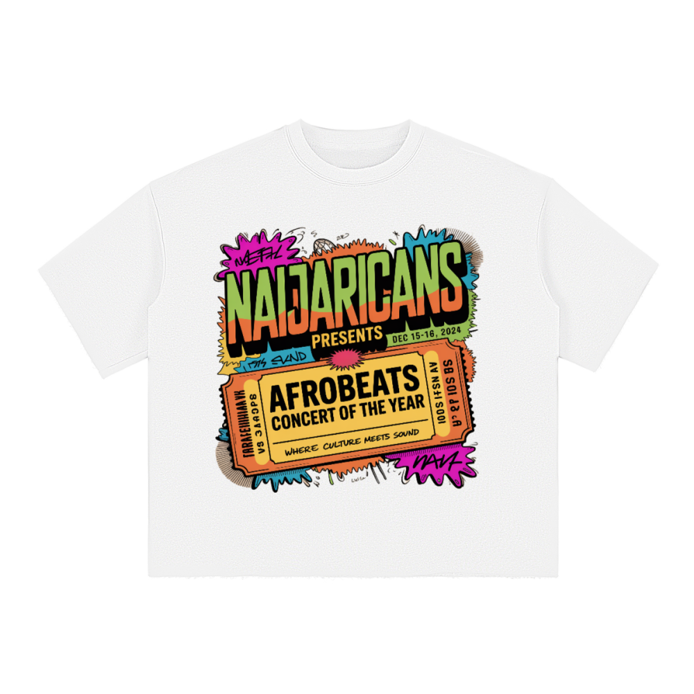 Men’s Cropped Terry "Naijaricans" T-shirt