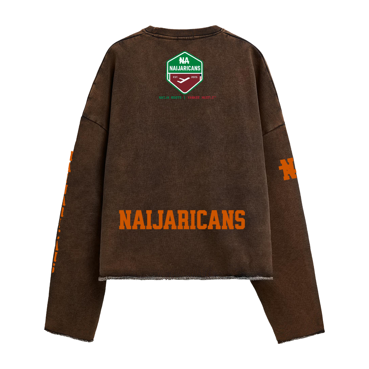 Unisex Washed Cropped "Afrobeats Concert" Sweatshirt