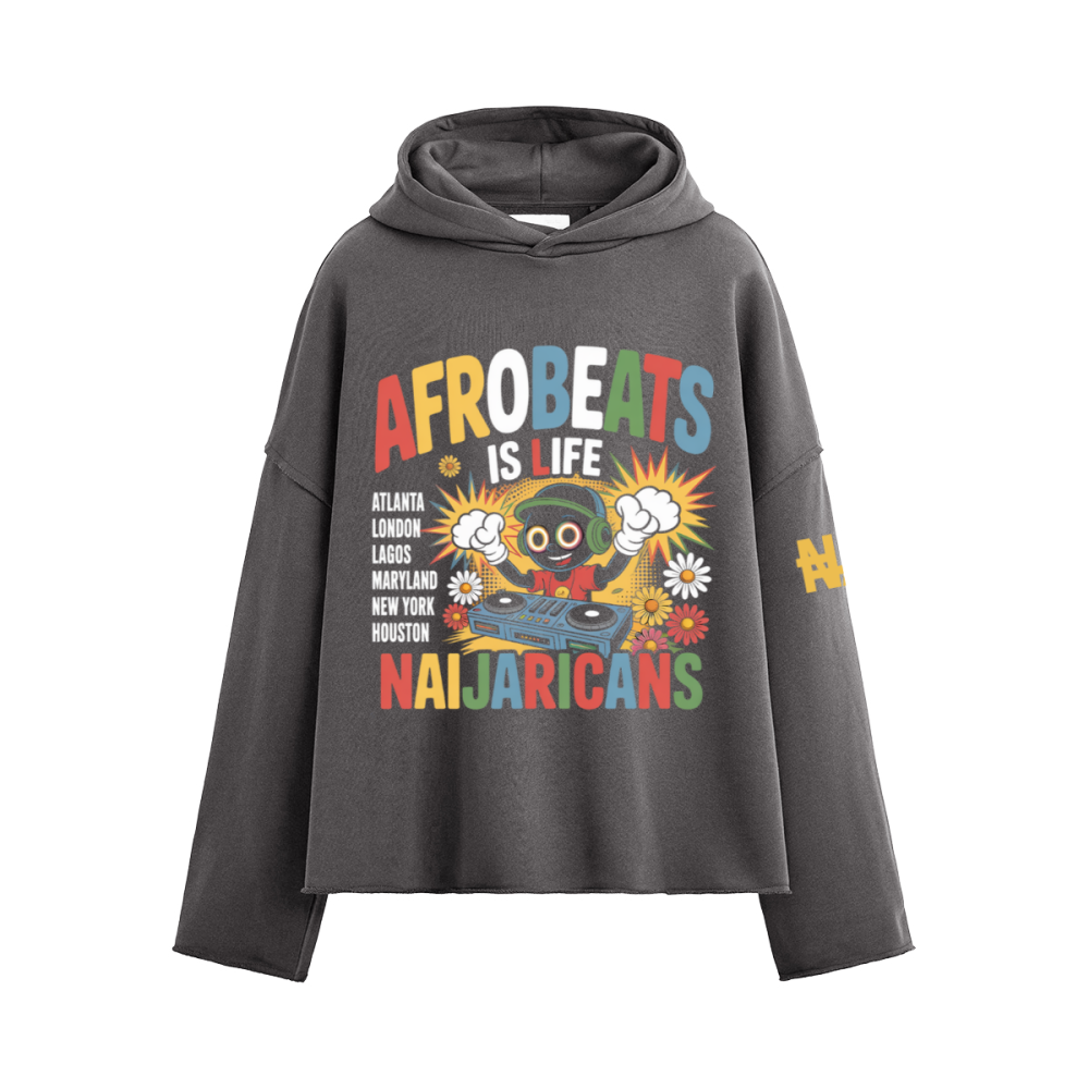Unisex Boxy "Afrobeats is Life" Hoodie