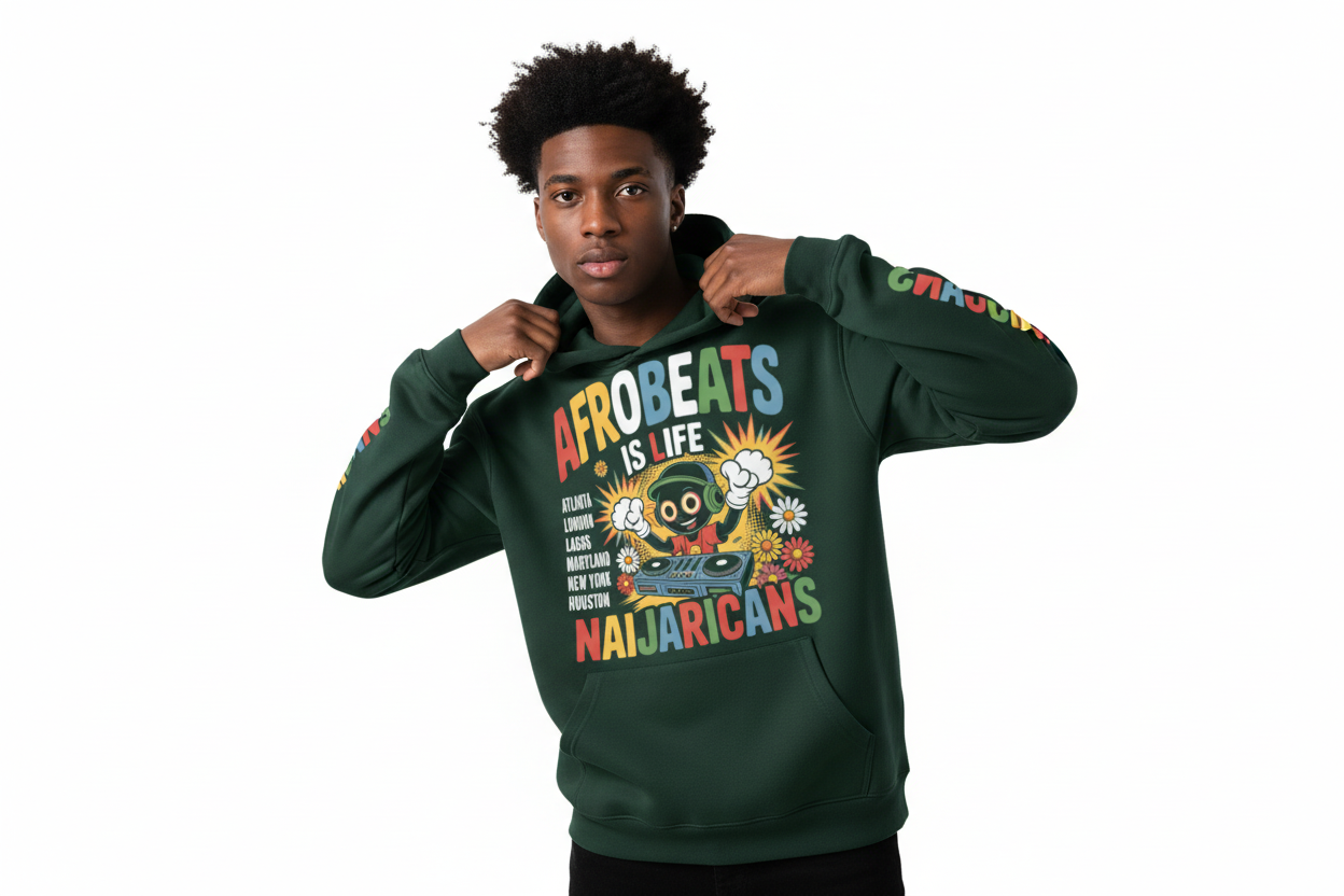 Unisex Looped 'Afrobeats is Life' Hoodie