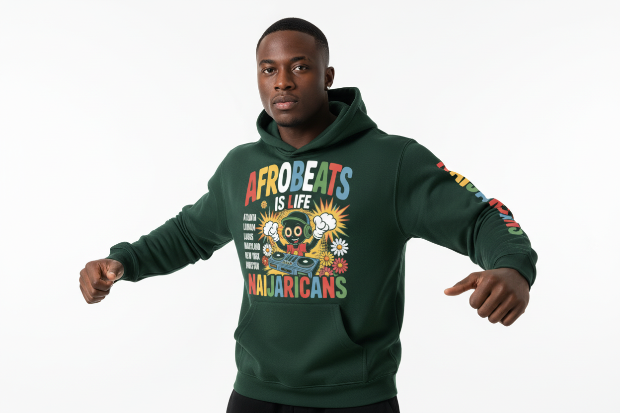 Unisex Looped 'Afrobeats is Life' Hoodie